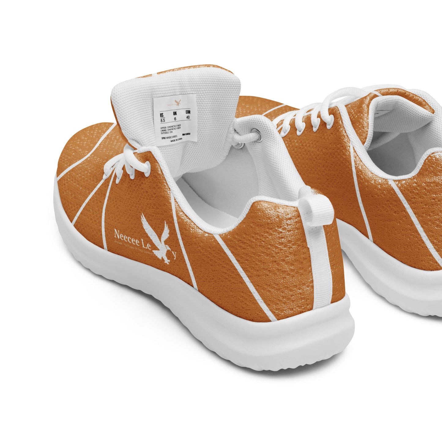 Orange Men Athletic Shoes